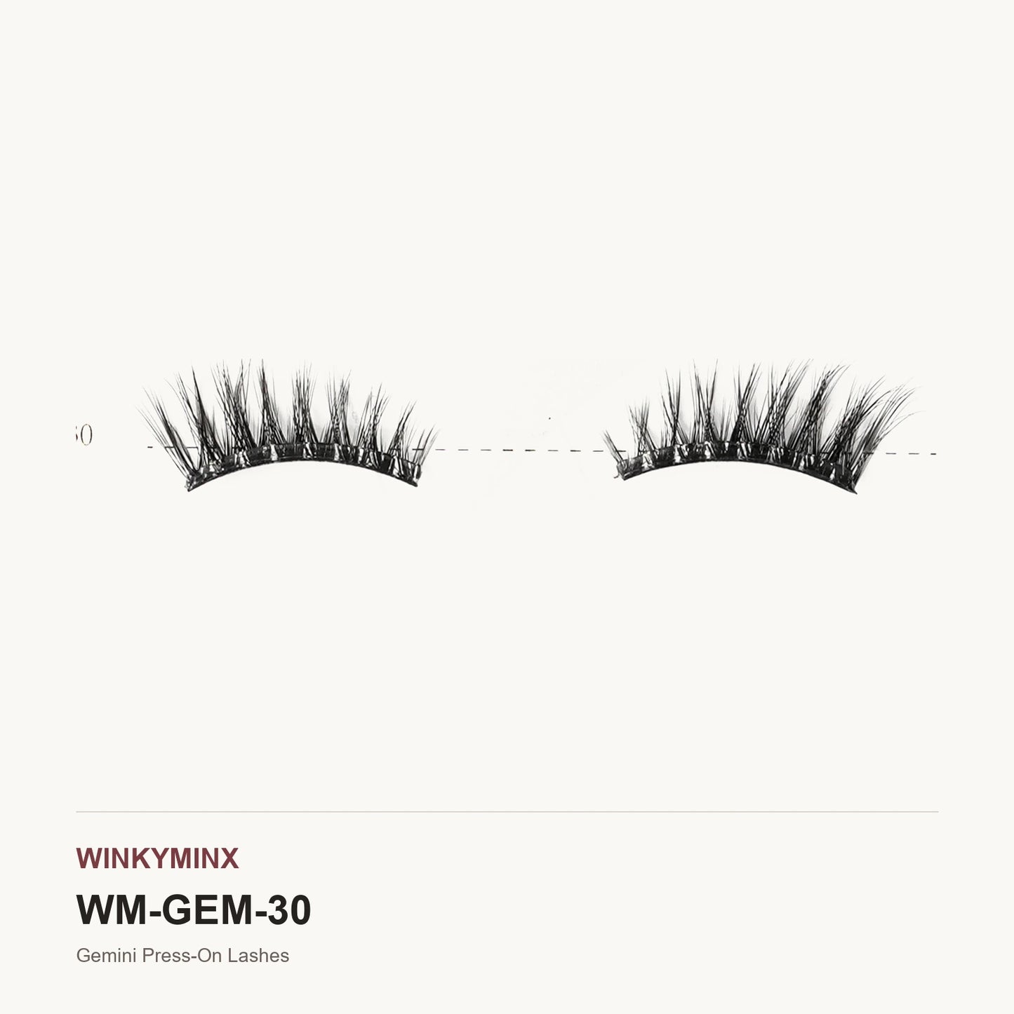 Gemini Press-On Lashes, style AL-30