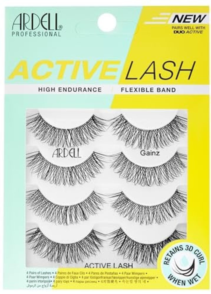 Gainz Eye Lashes - (4 Pairs)