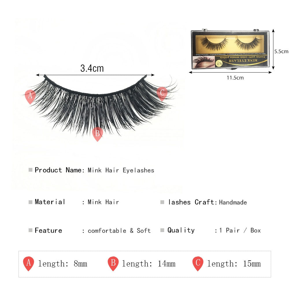 Natural Lashes Lightweight 100% Mink False Eyelashes Maquillaje Suppliers New Dramatic Eye Lashes 