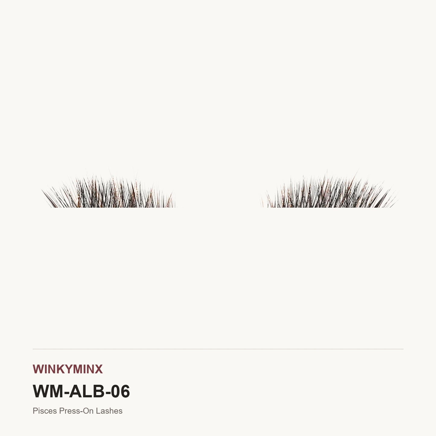 Pisces Press-On Lashes, style ALB-06