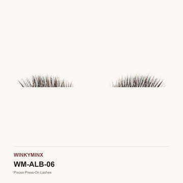 Pisces Press-On Lashes, style ALB-06