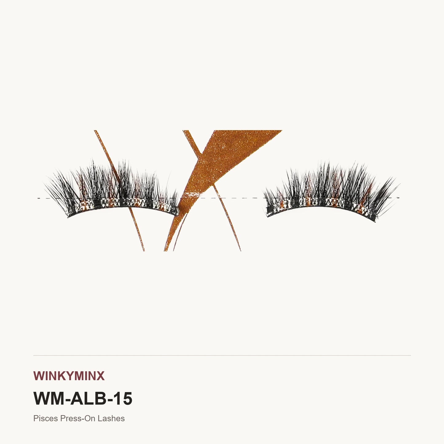 Pisces Press-On Lashes, style ALB-15