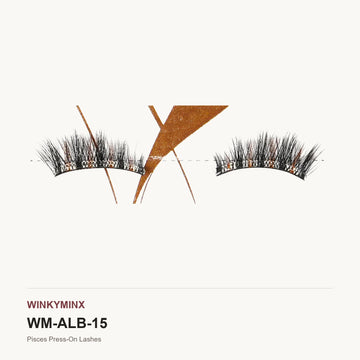 Pisces Press-On Lashes, style ALB-15