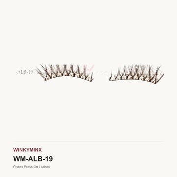 Pisces Press-On Lashes, style ALB-19