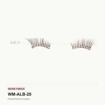 Pisces Press-On Lashes, style ALB-20