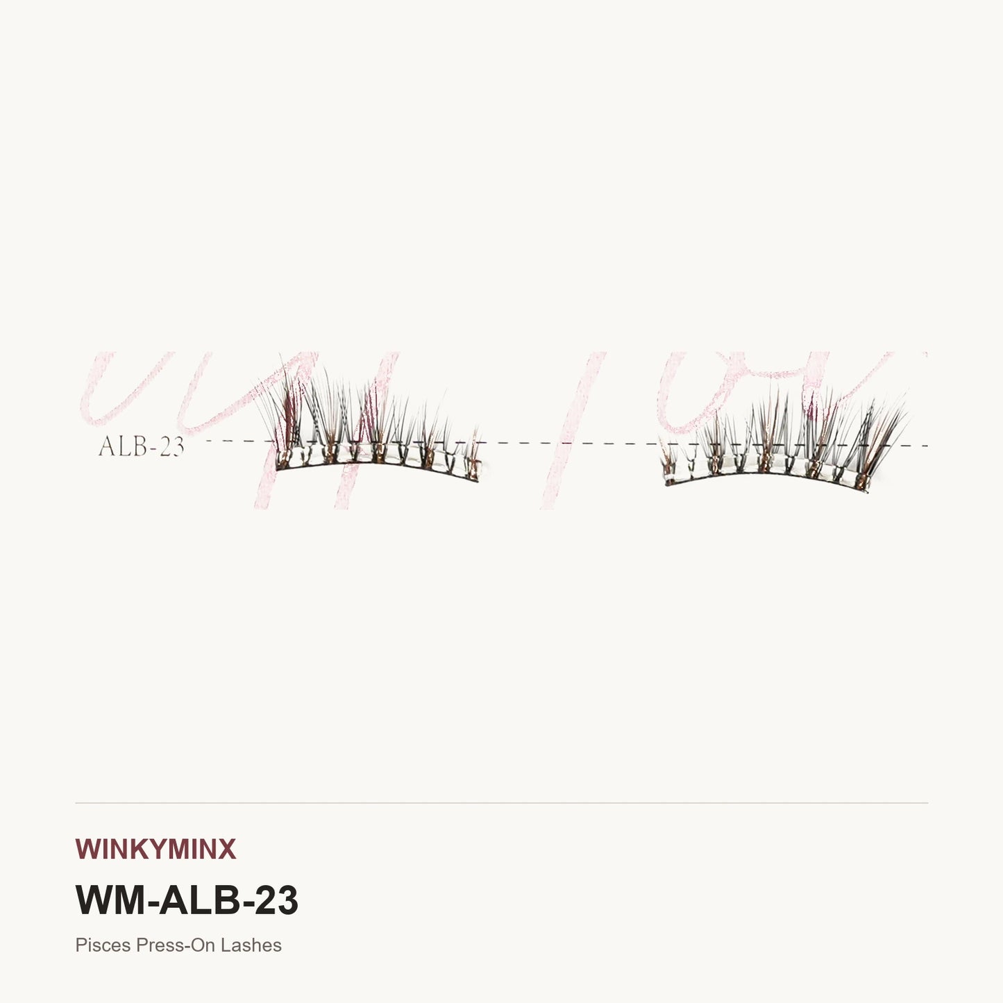 Pisces Press-On Lashes, style ALB-23