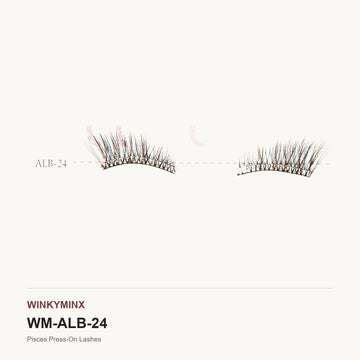 Pisces Press-On Lashes, style ALB-24