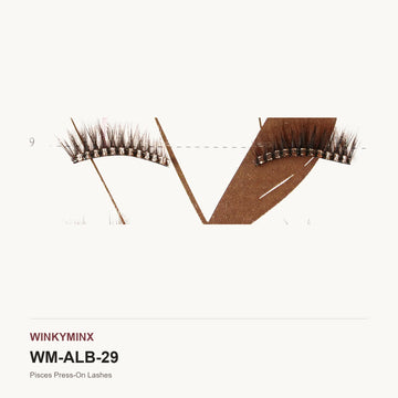 Pisces Press-On Lashes, style ALB-29