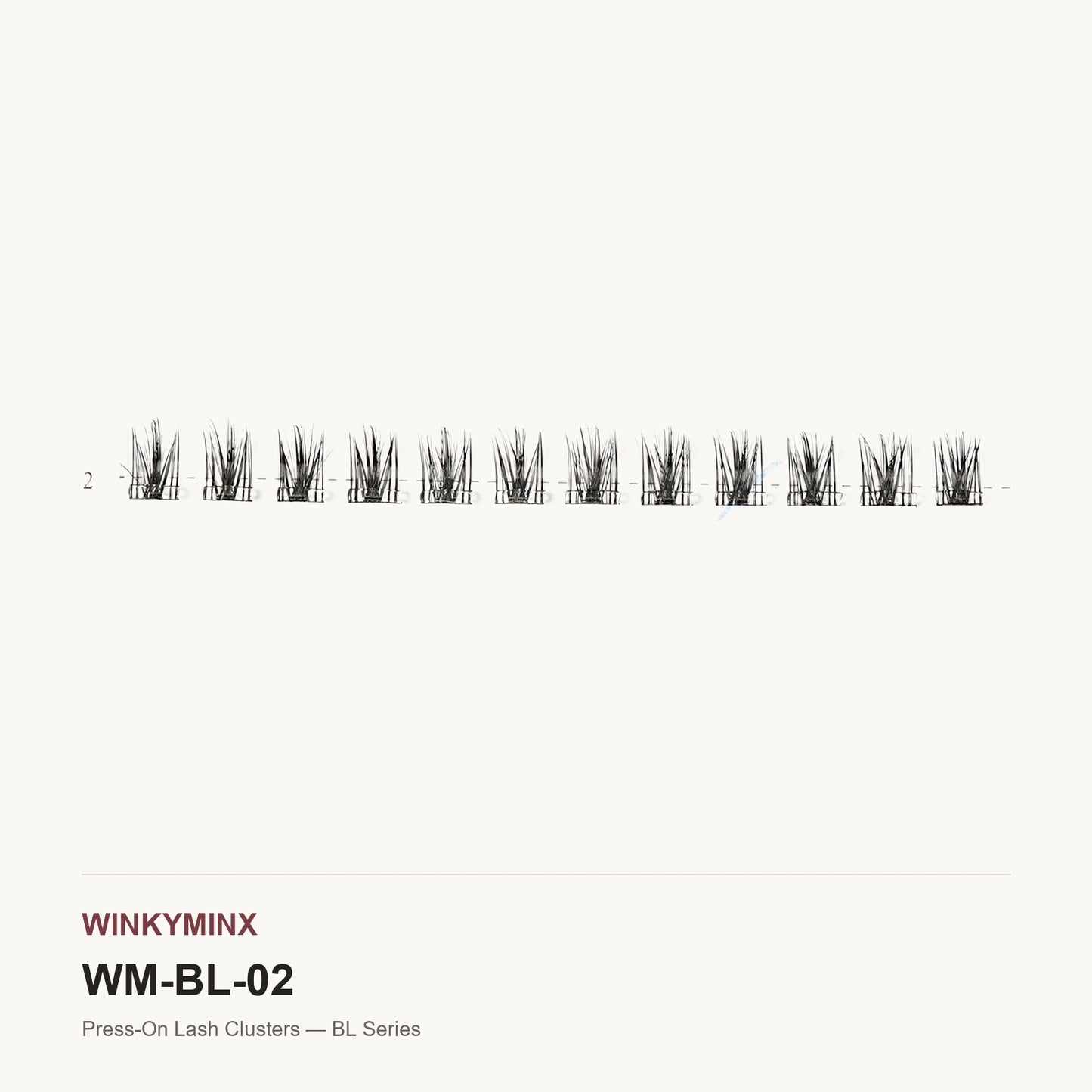 Press-On Lash Clusters — BL Series, style BL-02