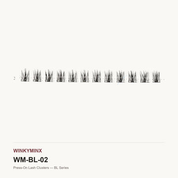 Press-On Lash Clusters — BL Series, style BL-02