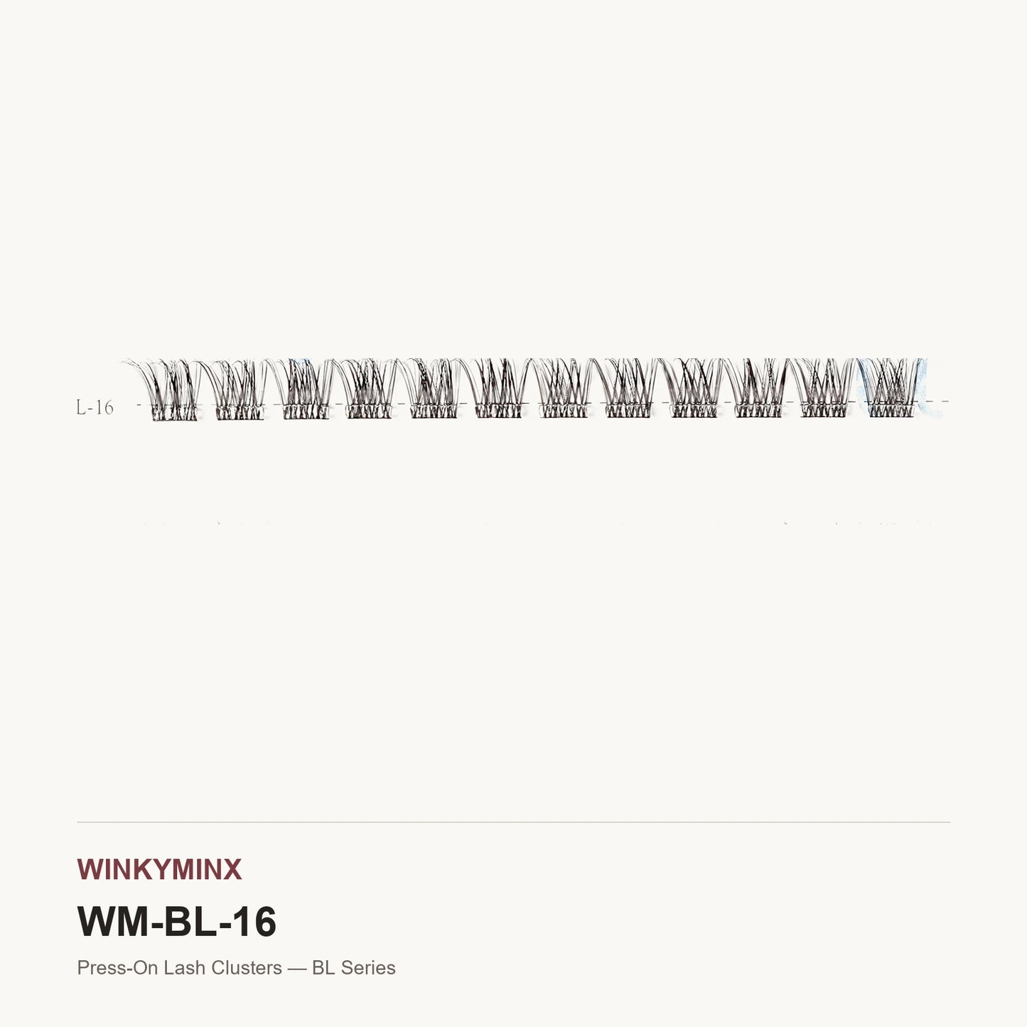 Press-On Lash Clusters — BL Series, style BL-16