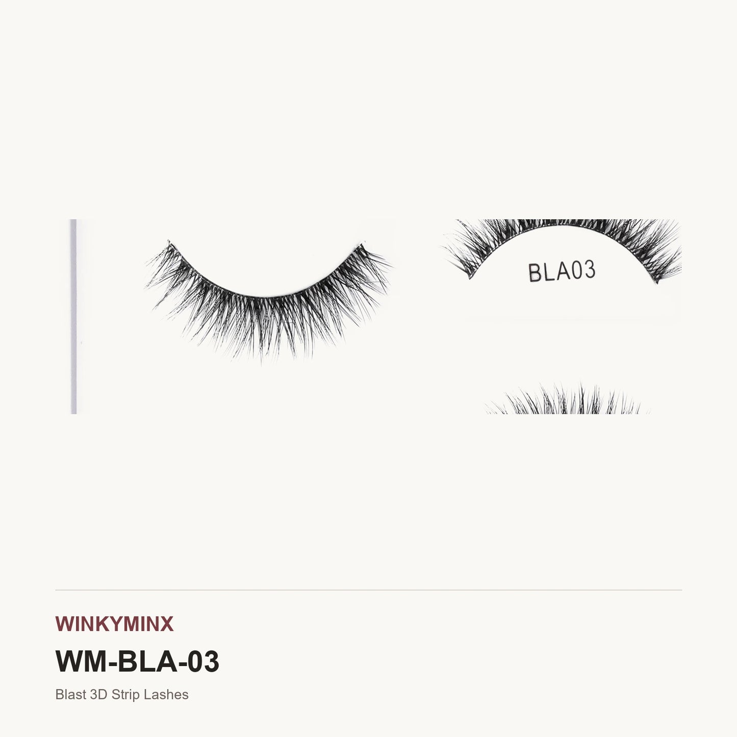 Blast 3D Strip Lashes, style BLA03