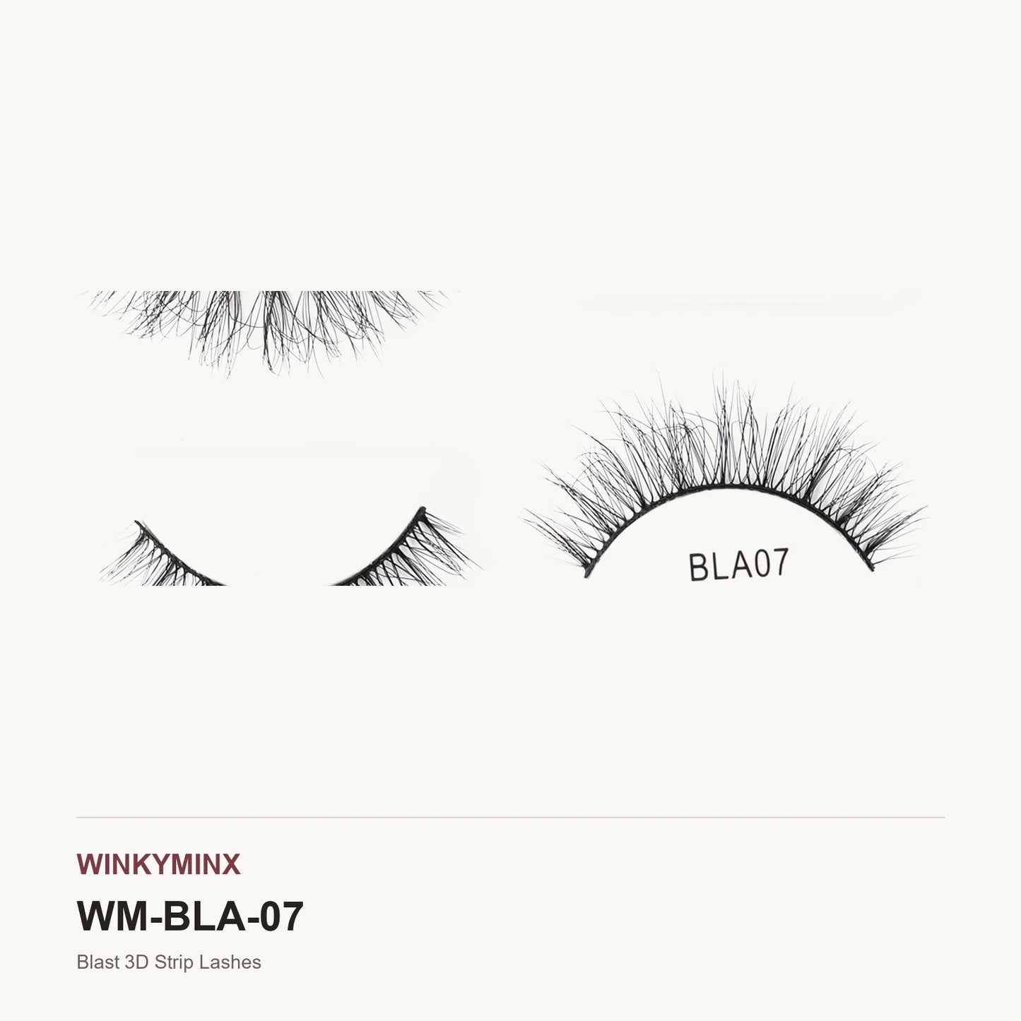 Blast 3D Strip Lashes, style BLA07