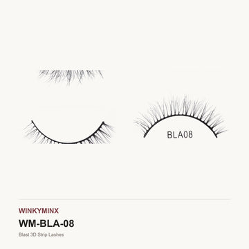 Blast 3D Strip Lashes, style BLA08