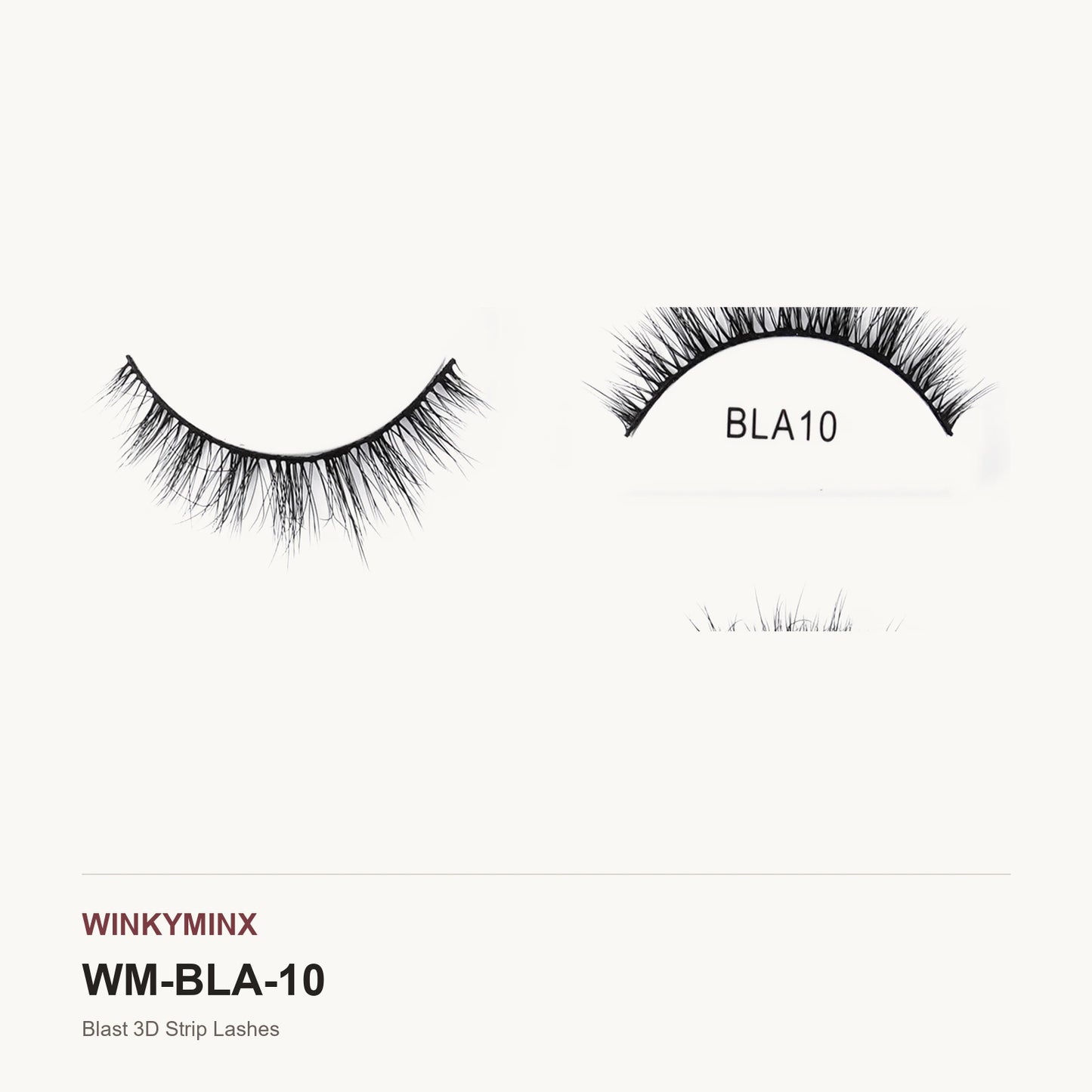Blast 3D Strip Lashes, style BLA10