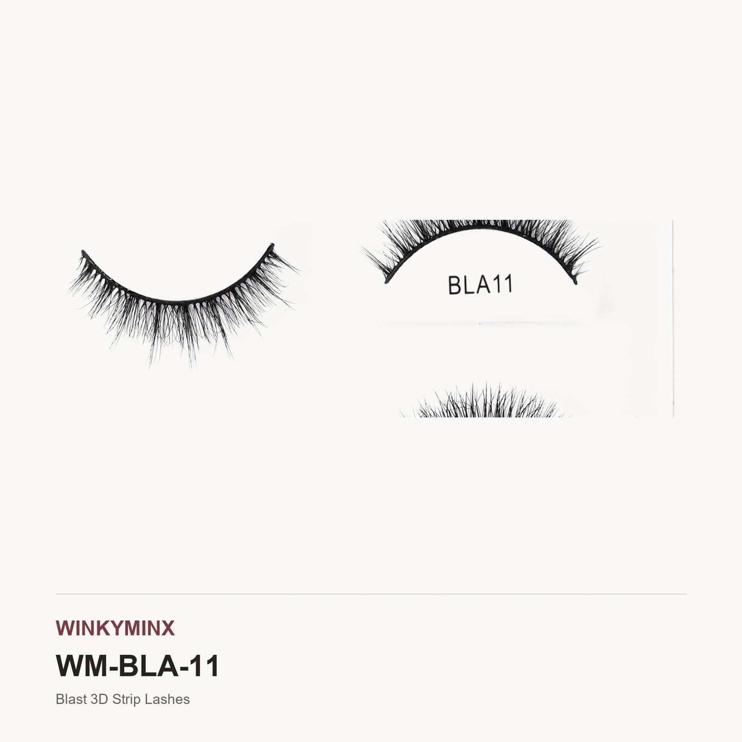 Blast 3D Strip Lashes, style BLA11