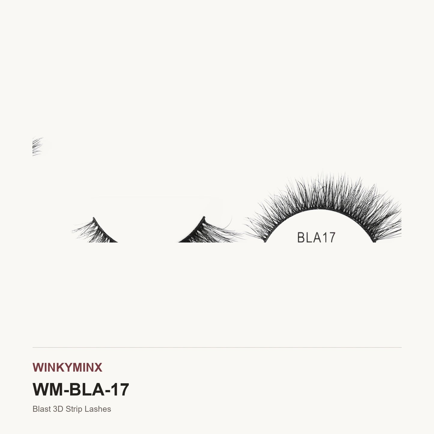 Blast 3D Strip Lashes, style BLA17