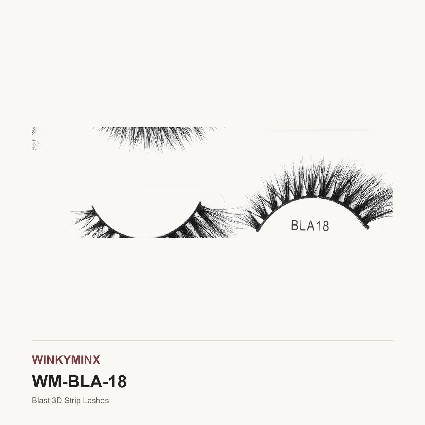 Blast 3D Strip Lashes, style BLA18