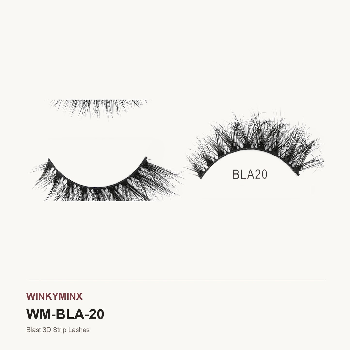 Blast 3D Strip Lashes, style BLA20