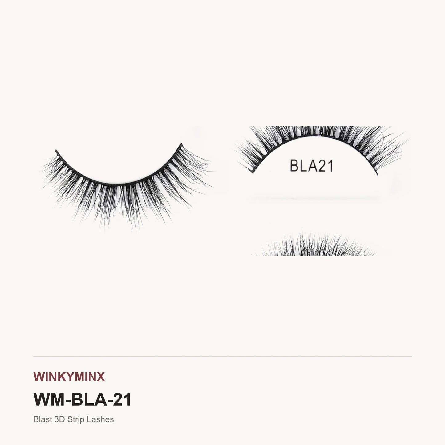 Blast 3D Strip Lashes, style BLA21