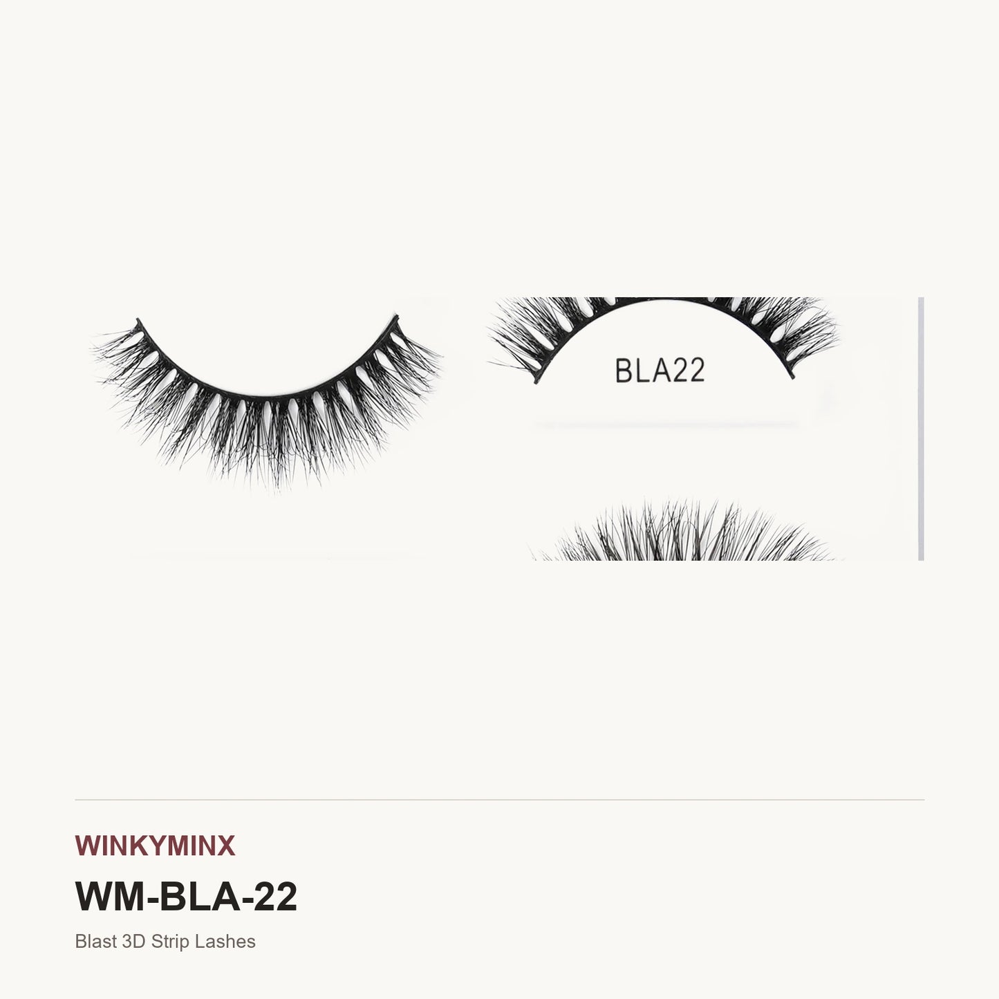 Blast 3D Strip Lashes, style BLA22