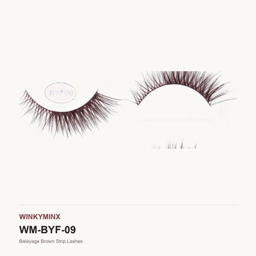 Balayage Brown Strip Lashes, style BYF09