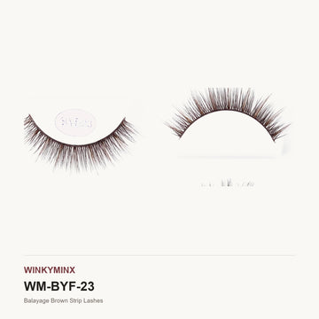 Balayage Brown Strip Lashes, style BYE23