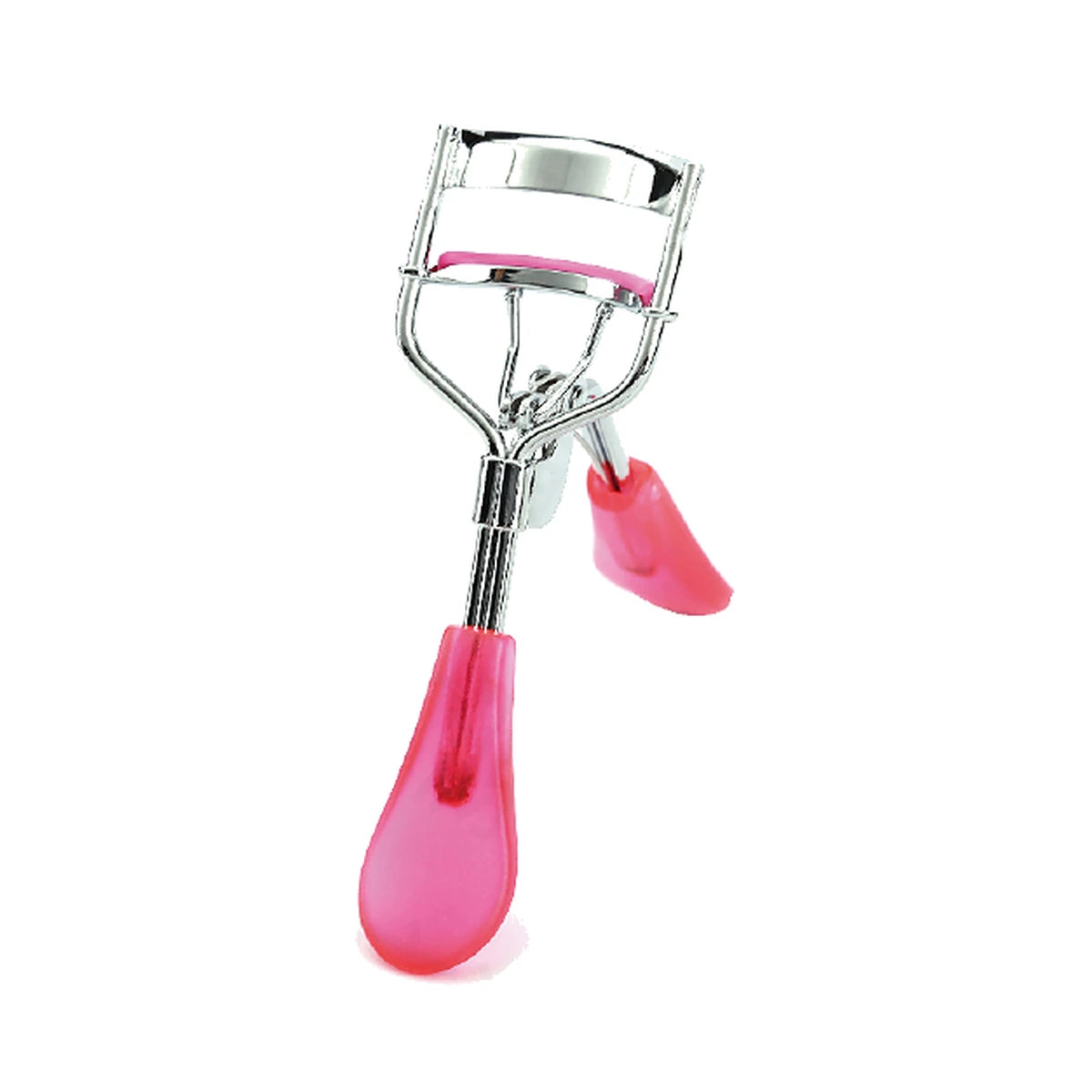 Comfort-Grip A4 Eyelash Curler, Silver Hot-Pink Grip (A4-08)