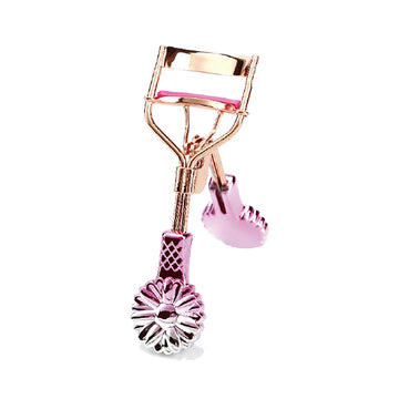 Comfort-Grip A4 Eyelash Curler, Rose Gold Floral Pink Grip (A4-13)