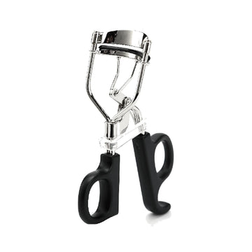 Cushioned A4C Eyelash Curler, Silver with Black Cushion Grip (A4C-01)