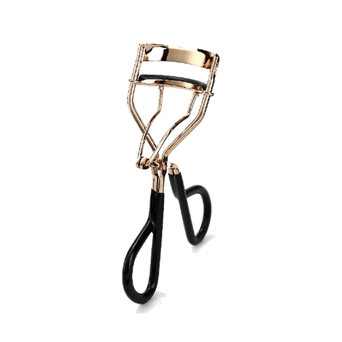 Compact A8 Eyelash Curler, Rose Gold with Black Loop (A8-10)