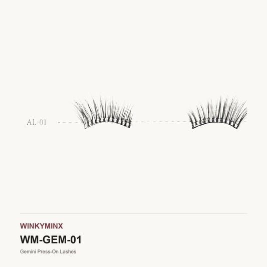 Gemini Press-On Lashes, style AL-01