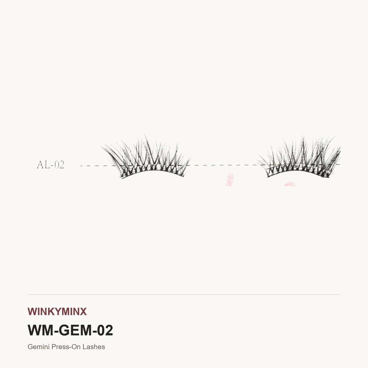 Gemini Press-On Lashes, style AL-02
