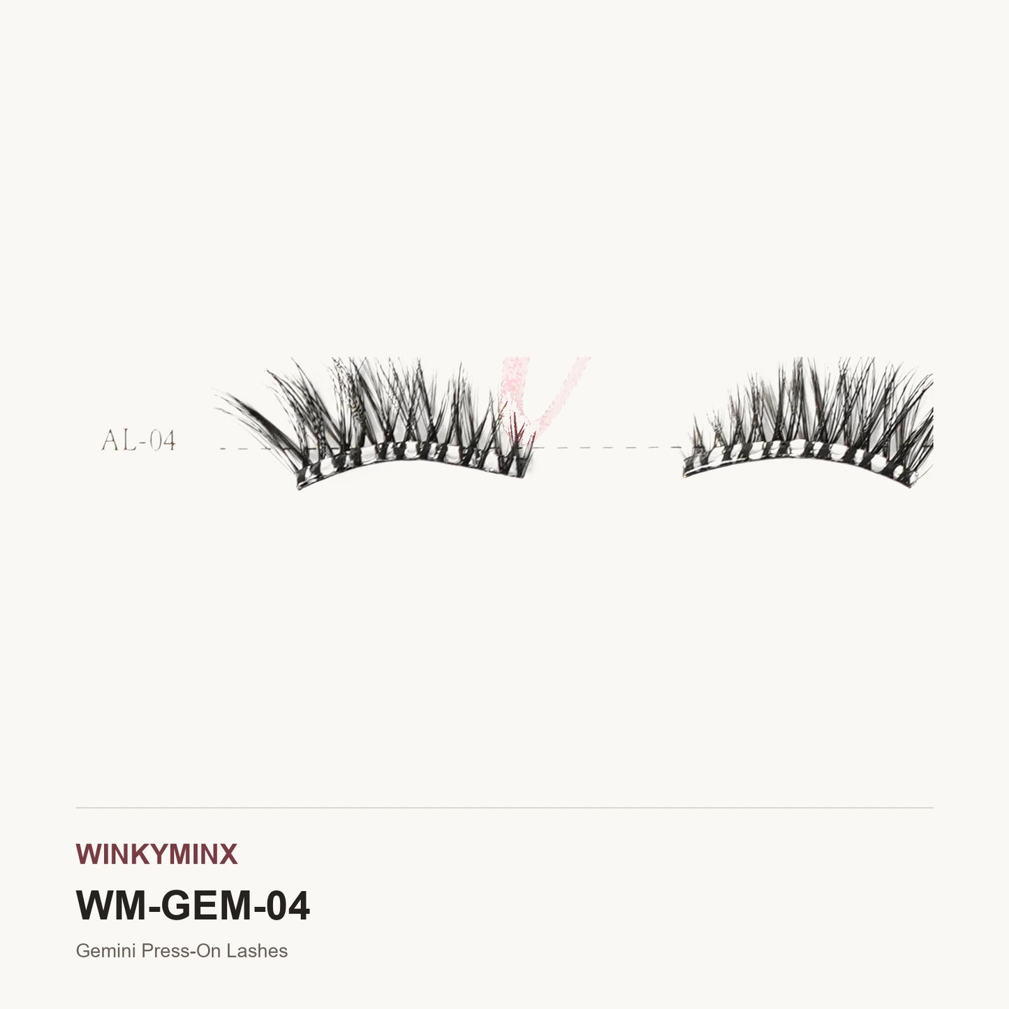 Gemini Press-On Lashes, style AL-04