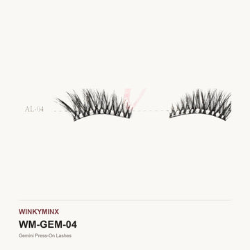 Gemini Press-On Lashes, style AL-04