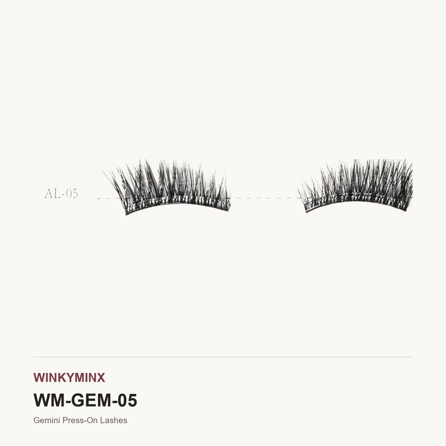 Gemini Press-On Lashes, style AL-05