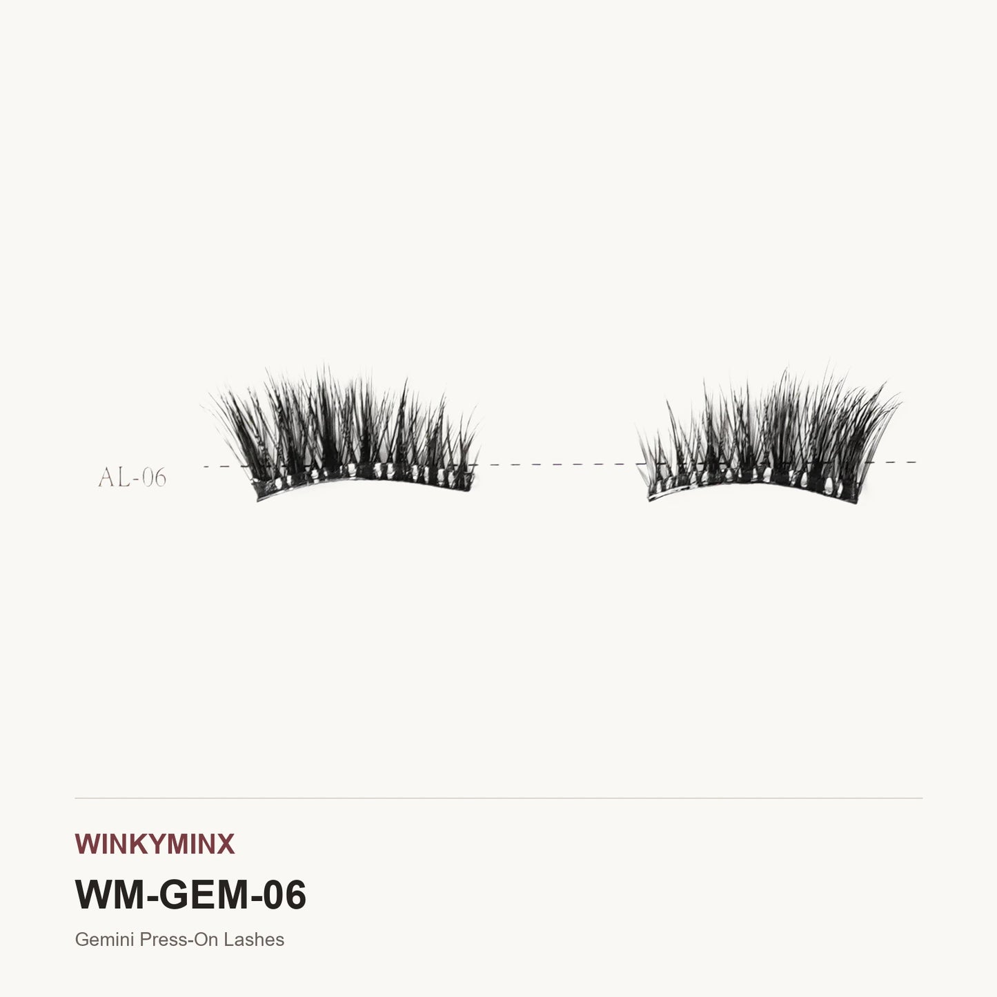 Gemini Press-On Lashes, style AL-06