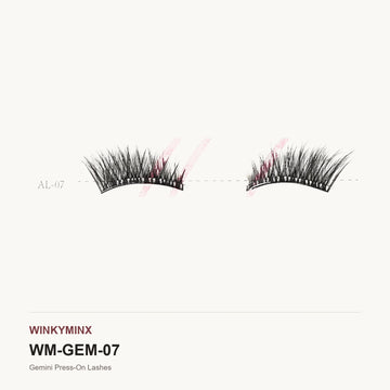 Gemini Press-On Lashes, style AL-07