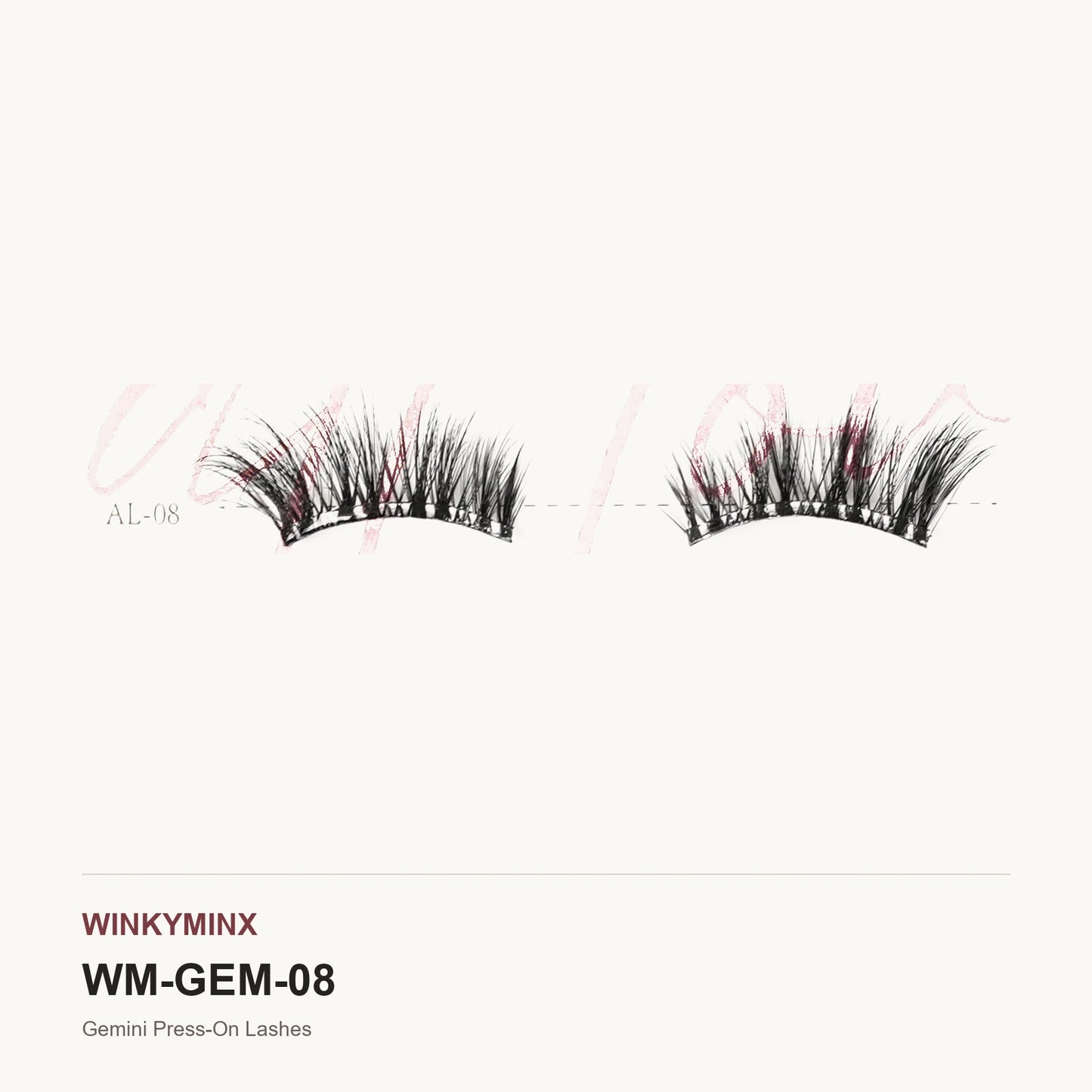 Gemini Press-On Lashes, style AL-08