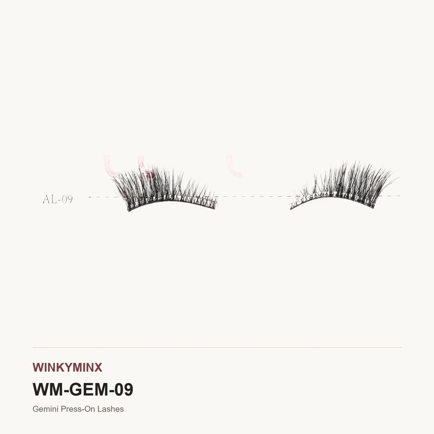 Gemini Press-On Lashes, style AL-09