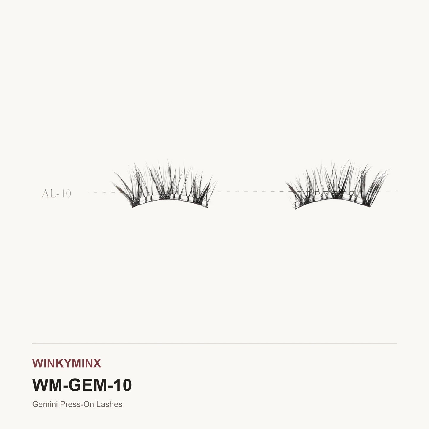 Gemini Press-On Lashes, style AL-10