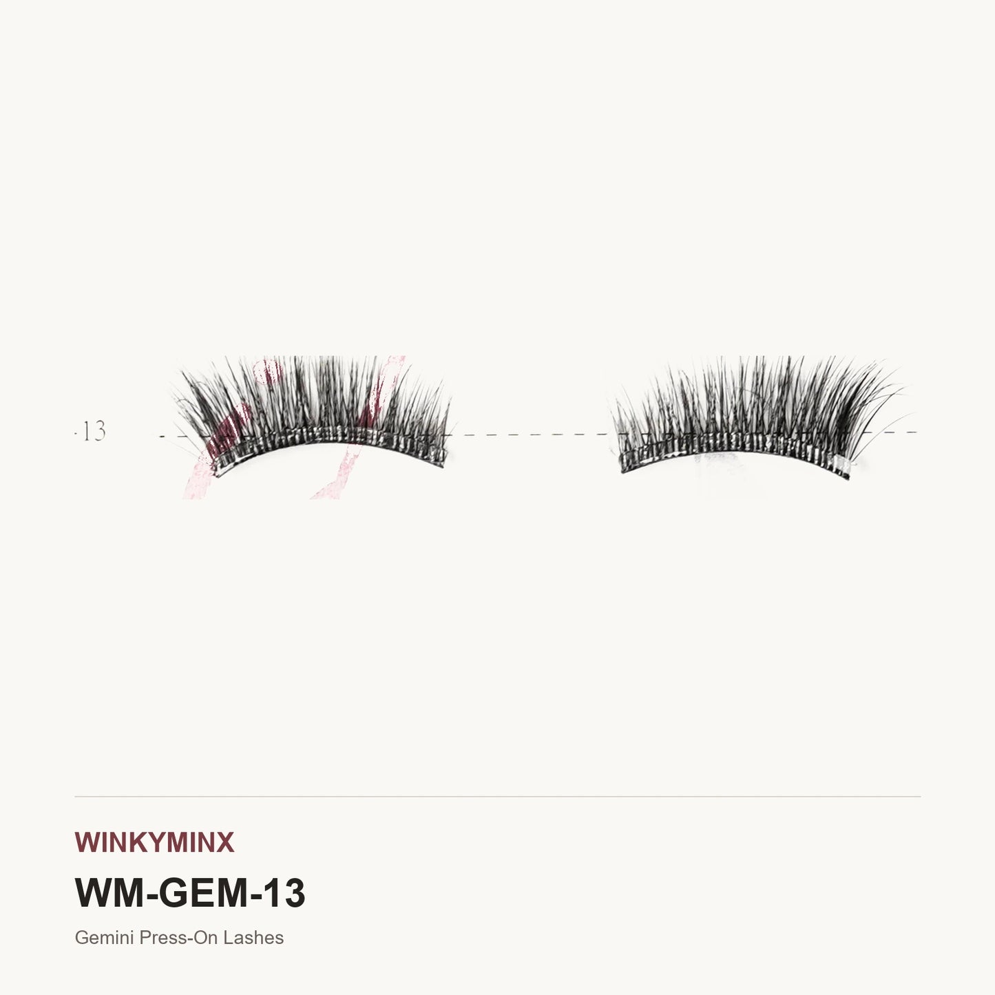 Gemini Press-On Lashes, style AL-13