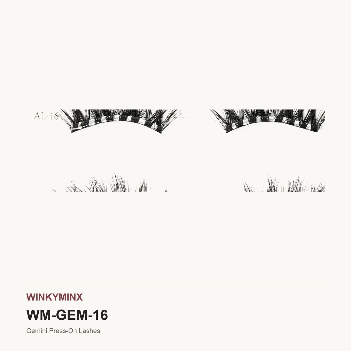Gemini Press-On Lashes, style AL-16