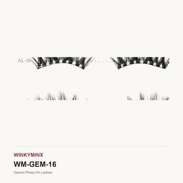 Gemini Press-On Lashes, style AL-16