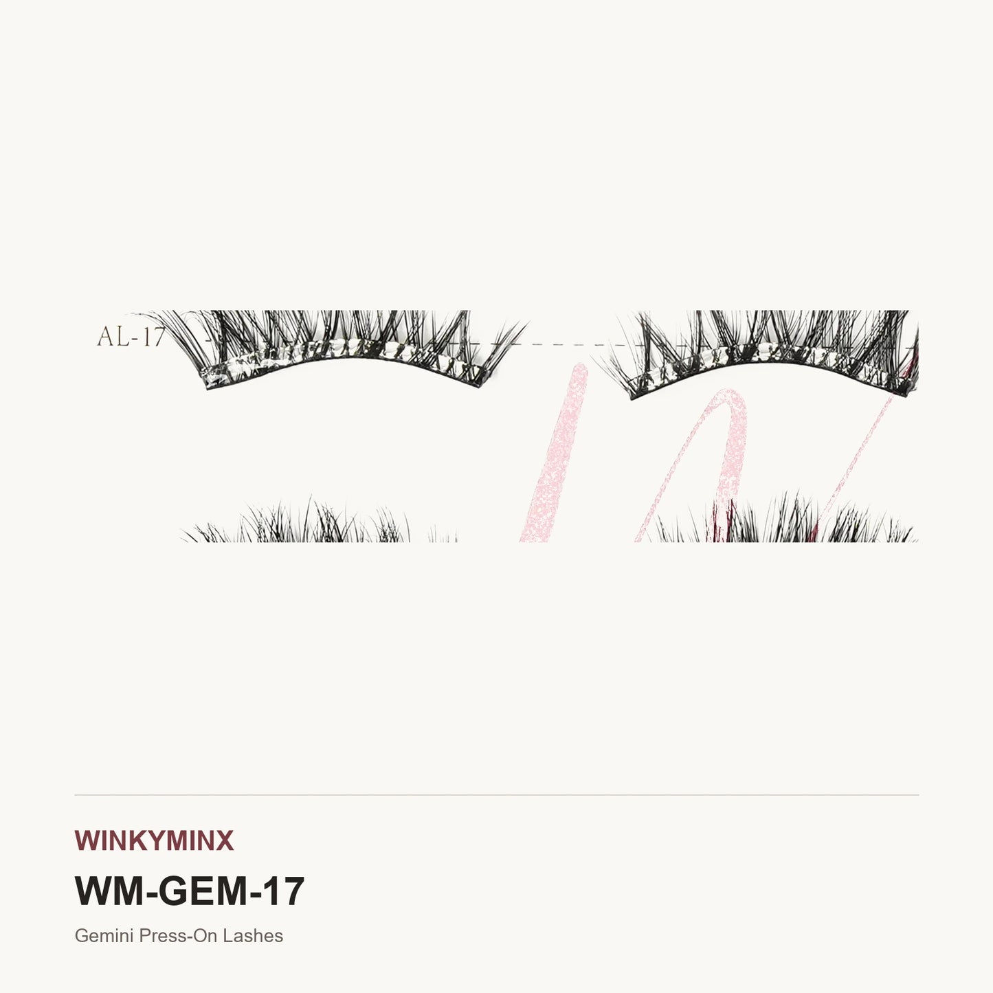 Gemini Press-On Lashes, style AL-17