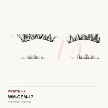 Gemini Press-On Lashes, style AL-17