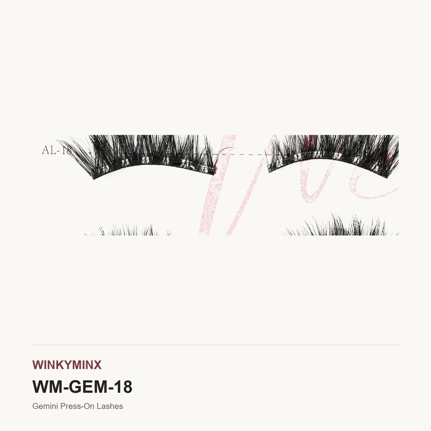 Gemini Press-On Lashes, style AL-18