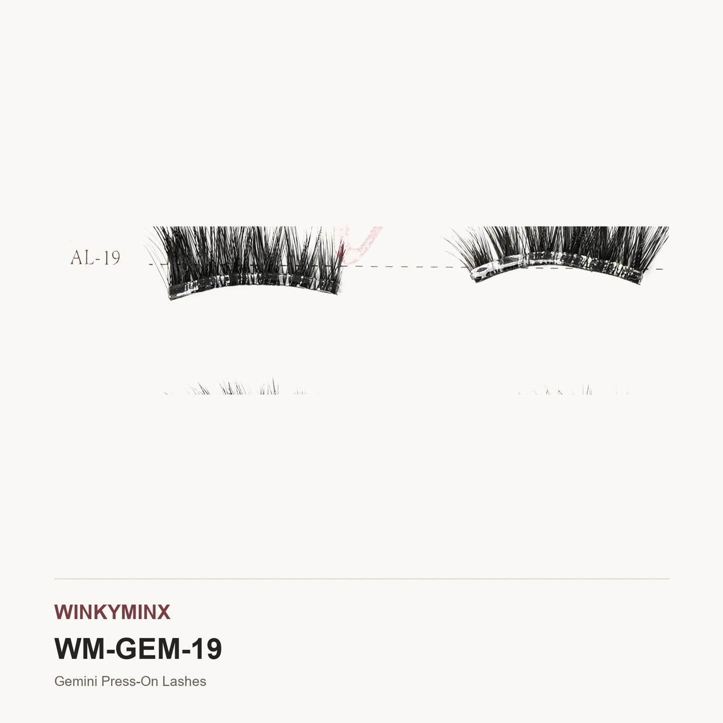 Gemini Press-On Lashes, style AL-19