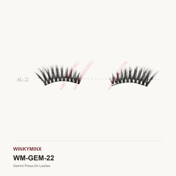 Gemini Press-On Lashes, style AL-22