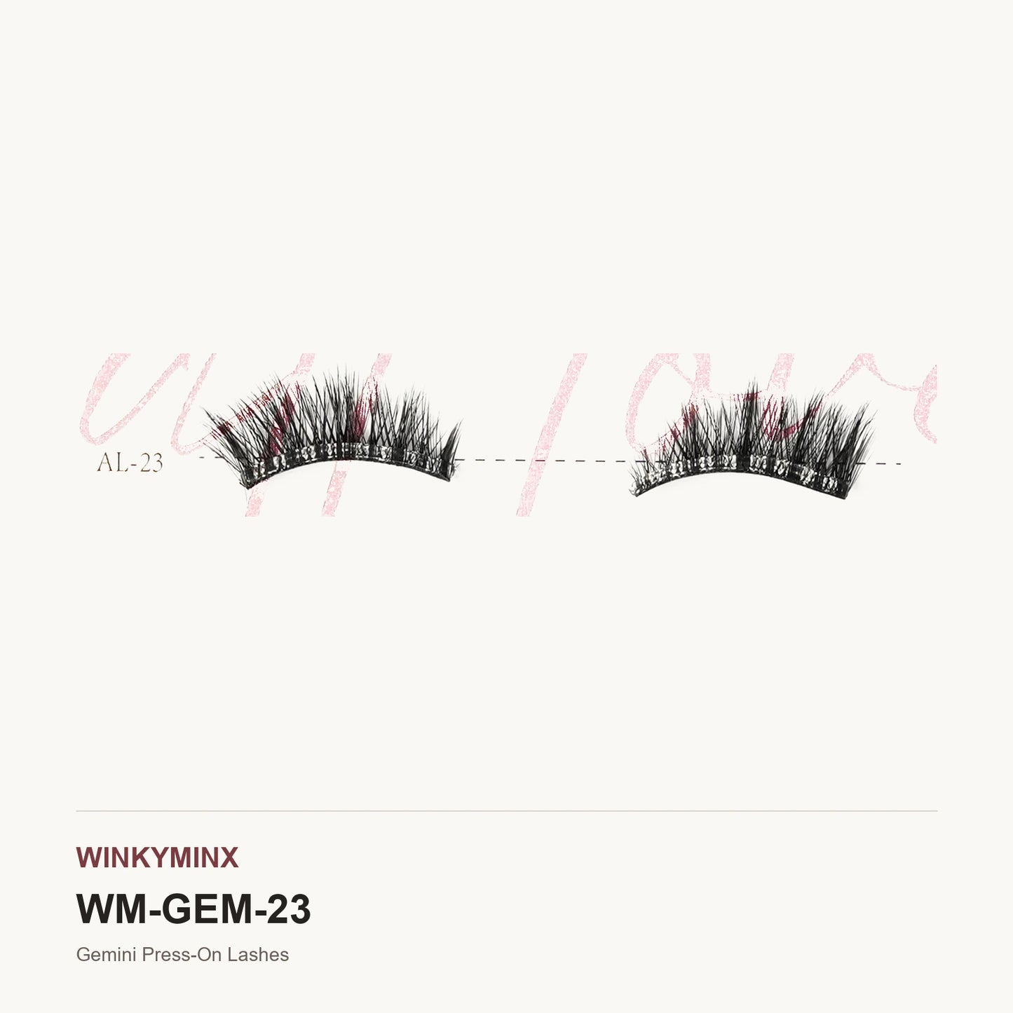 Gemini Press-On Lashes, style AL-23